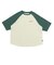 126R3020601　W raglan sleeves cropped TEE　GREEN　705872-0003
