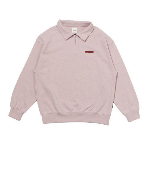 126R3050401　W Embroidery logo halfzipsweat　PINK　705870-0003