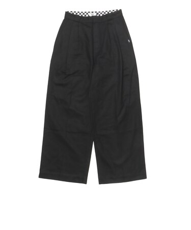 126R3141001　W work pants　BLACK　705874-0001