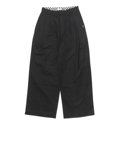 126R3141001　W work pants　BLACK　705874-0001