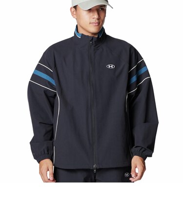 6012645 M UA NYLON TRACK JACKET 001BLK 707847-0001