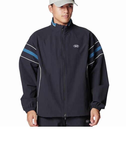 6012645 M UA NYLON TRACK JACKET 001BLK 707847-0001
