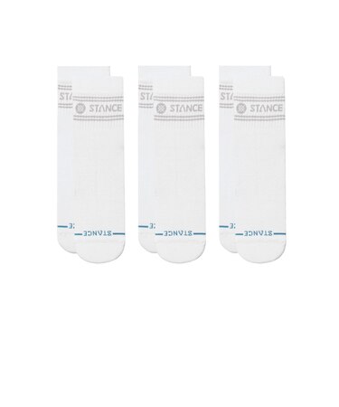 A356A25VIT#WHT　VITAL QUARTER 3 PACK　WHITE　702442-0001