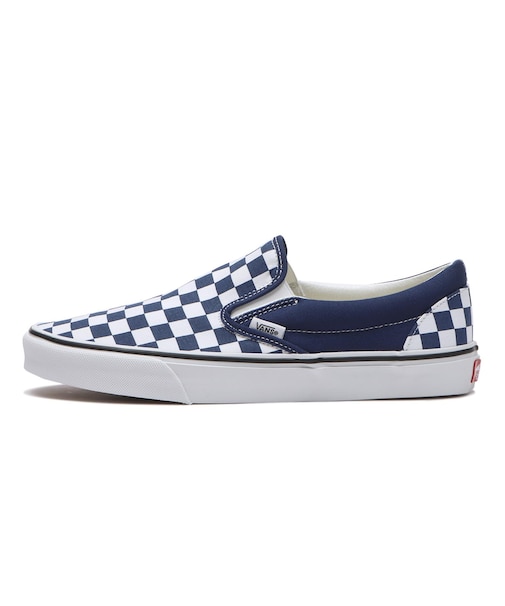 VN000DAHFOB　CLASSIC SLIP-ON　CHK DEEP INDIGO　704922-0001
