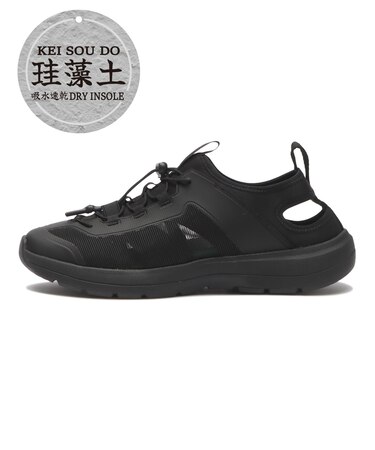 S0064　DRY MESH SANDAL　BLACK　705838-0001