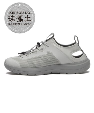 S0064　DRY MESH SANDAL　GRAY　705838-0002