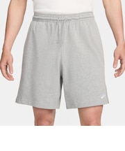 FQ4361　M CLUB KNIT SHORT　063D GR H/WHITE　712814-0002