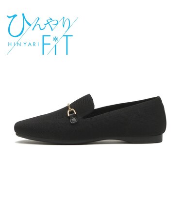W5076　CL LOAFER KNIT　BLACK　704727-0001