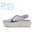 W2068　CL CROSS KNIT SANDAL 5　LILAC　705121-0003