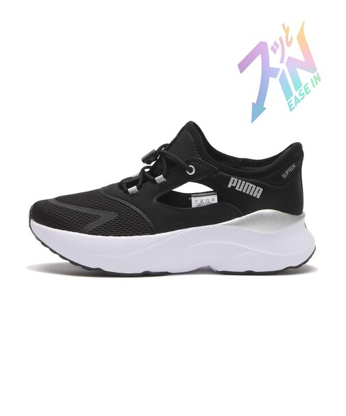 313770 SOFTRIDE MAYVE MULE EASE IN 01BK/SILVER 705111-0001