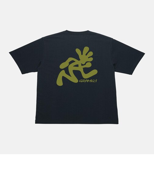 G6SU-T107 M RUNNING MAN TEE VINTAGE BLACK 708711-0003