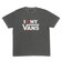 126R1013200　I LOVE MY VANS Pigment Dye TEE　BLACK　705894-0001