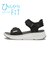 W2072　CL 2BELT SANDAL　BLACK　704941-0001