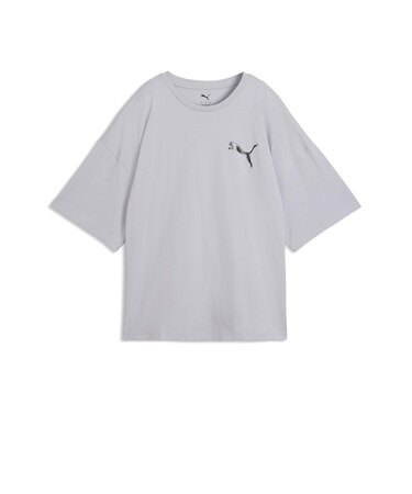 636788 W GRAPHICS BUBBLEOVERSIZED TEE 82VBRT SILVER 708937-0003