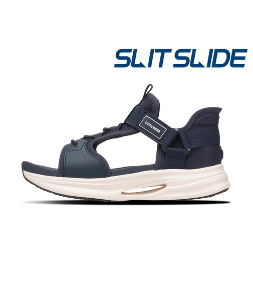 33600341　CAVESTAR SLIT SLIDE SANDAL PA　*NAVY　707265-0001