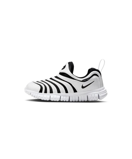 KIB7245 17-22 NIKE DYNAMO FREE BR (PS 100WHITE/BLACK 712993-0001