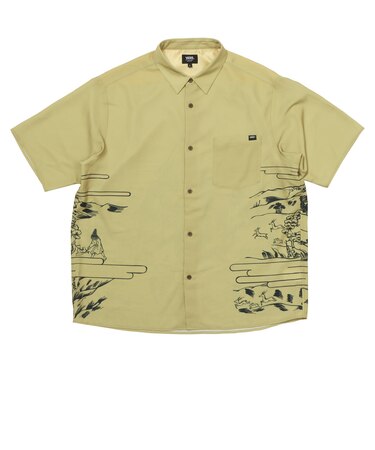 126R1062800　M Samurai SK8er Aloha Shirts　GOLD　707287-0001
