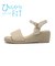 W2070　CL JUTE SANDAL 6　IVORY　707277-0002
