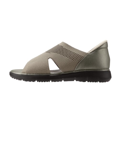 4447 HANDSFREE KNET OPENTOE-SHOES KHAKI 712017-0003
