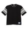 C3-D334_　M FOOTBALL S/S T-SHIRT　BLACK　710572-0002