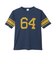 C3-D354　M S/S FOOTBALL T-SHIRT　DARK BLUE　710433-0002