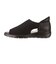 4410　HANDSFREE KNET OPENTOE-SHOES　BLACK　712016-0001