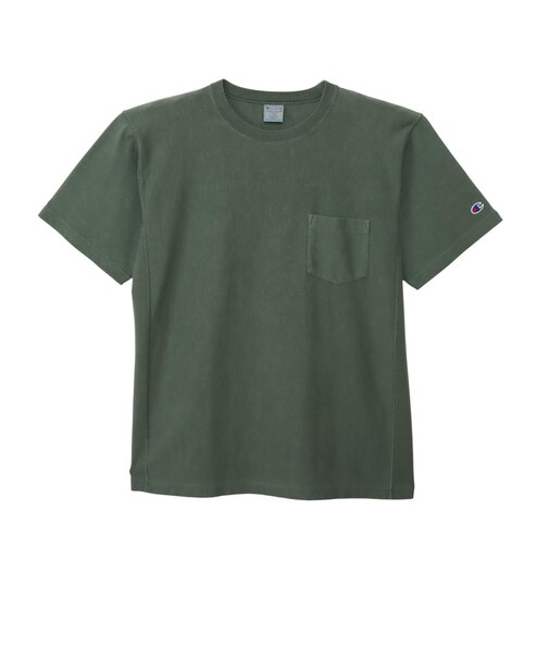 C3-D302 M RW S/S POCKET T-SHIRT OLIVE 710425-0003