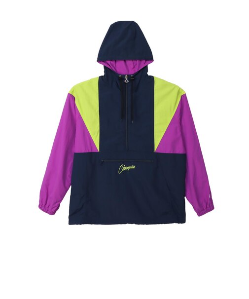 C3-D605 M HOODED ANORAK JACKET NAVY 710436-0002