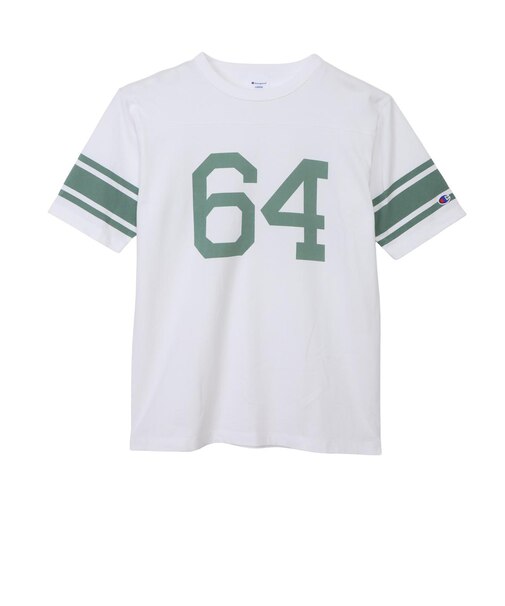 C3-D354　M S/S FOOTBALL T-SHIRT　WHITE/GREEN　710433-0001