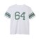 C3-D354　M S/S FOOTBALL T-SHIRT　WHITE/GREEN　710433-0001