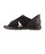4447　HANDSFREE KNET OPENTOE-SHOES　BLACK　712017-0001