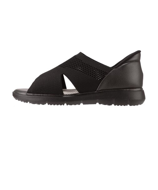 4447 HANDSFREE KNET OPENTOE-SHOES BLACK 712017-0001