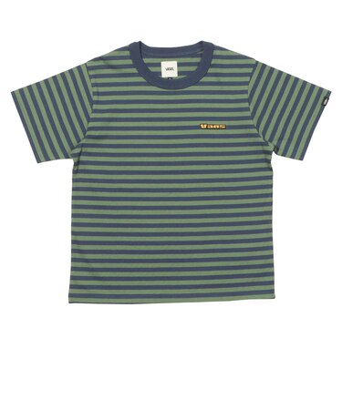 126R3010701　W Border cropped TEE　NAVY　705873-0002