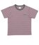 126R3010701　W Border cropped TEE　PINK　705873-0001