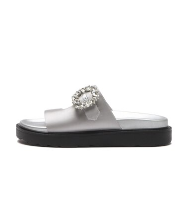 W2088　BIJOU FLAT SANDAL　SILVER　708628-0002