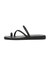 209862-001　MIAMI TOE LOOP SANDAL　BLACK　707923-0001