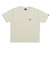 126R1010601　Overdye Crew Neck H/S TEE　ECRU　706326-0001