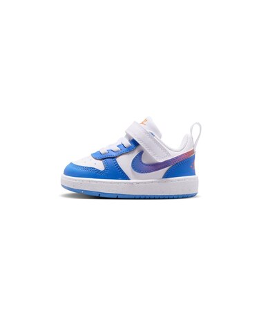 KIR5461 12-16 COURT BOROUGH LOW BBALL 101WHITE/BLUCRY 713012-0002