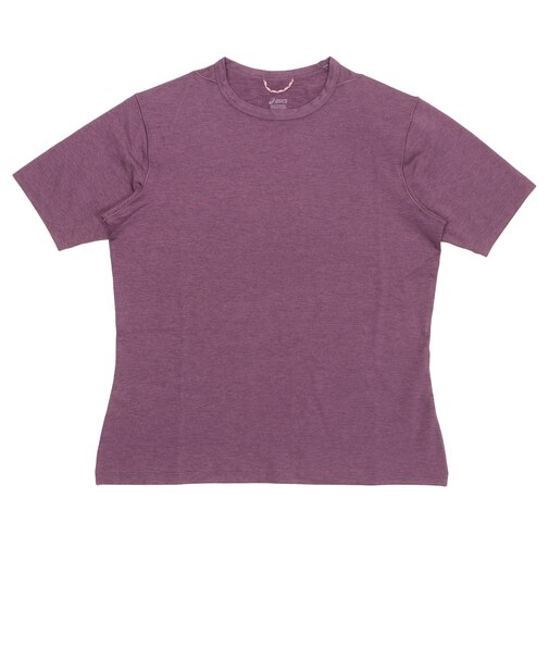2032D374.500 W REFINED TEXTURE SS TOP PURPLE HEATHER 708924-0001