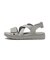 W2085　VELCRO CROSS SANDAL　GRAY　704939-0002