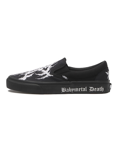 V98CF BABYMETAL SLIP ON BLACK/WHITE 702999-0001