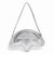 KR1604　U TREFOIL METALLIC PU BAG　SILVERMET　716391-0001