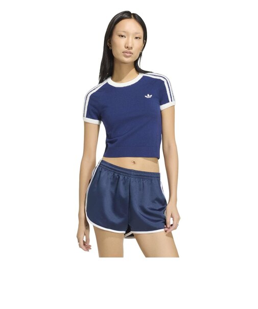 KW2606 W KNITTED TEE DBLUE/WHITE 715849-0001