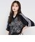 KZ4763　W LACE SS JERSEY　*BLACK/WHITE　716469-0001