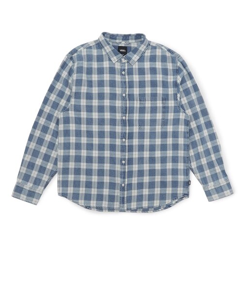 VN000U56HEC Lawson Vintage Indigo LS Shirt Bleach Indigo 715483-0001