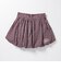 126K3151001　W CHECK BALLOON SKIRT　RED　715456-0002