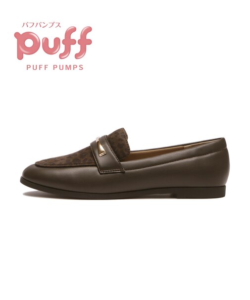 W5078　PUFF LOAFER 1.5　BROWN/LEOPARD　704579-0004