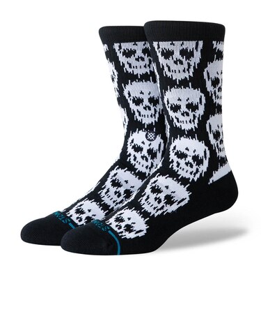 A556C26STA#BLK　STATIC SKULL CREW　BLACK　719003-0001