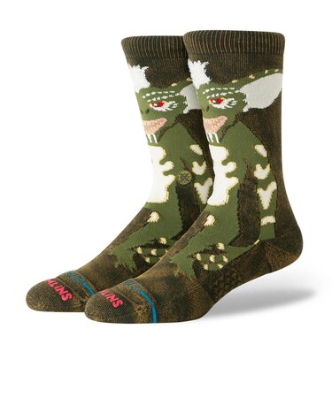 A555C26STR#DNG　STRIPE GREMLINS CREW　DARK GREEN　718983-0001