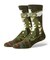 A555C26STR#DNG　STRIPE GREMLINS CREW　DARK GREEN　718983-0001